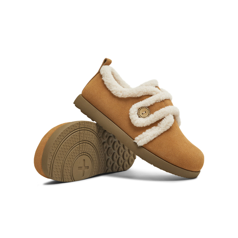 天美意2025冬新款商场同款毛绒保暖休闲百搭女勃肯鞋BM131DM5