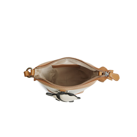 天美意2025冬新款商场同款时尚单肩斜挎包休闲女水桶包X3182DX5