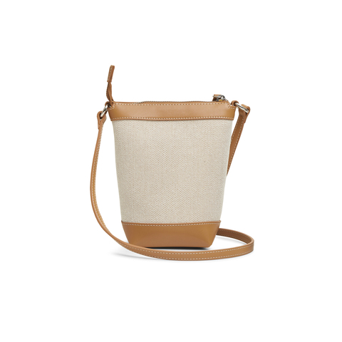 天美意2025冬新款商场同款时尚单肩斜挎包休闲女水桶包X3182DX5