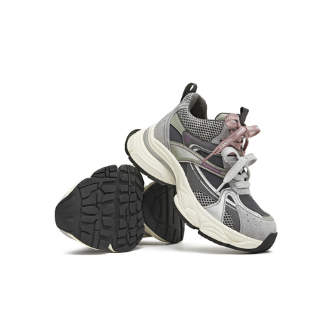 天美意2025冬新款商场同款休闲百搭厚底系带女老爹鞋BM081DD5