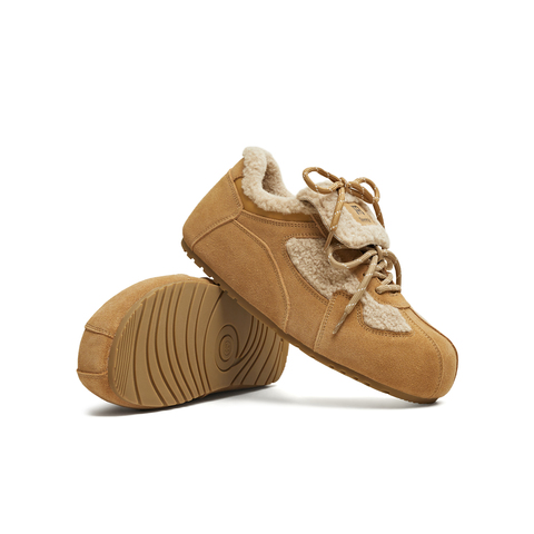 天美意2025冬新款厚底复古休闲保暖百搭女休闲鞋BL951DM5