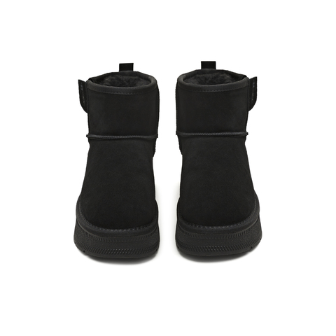 天美意2025冬新款商场同款棉鞋保暖厚底短靴女雪地靴BM272DD5