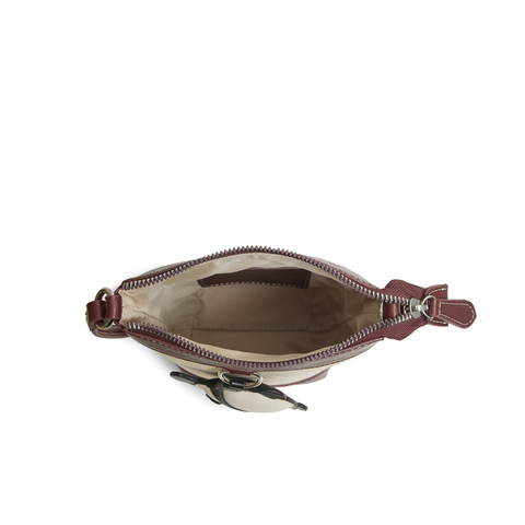 天美意2025冬新款商场同款时尚单肩斜挎包休闲女水桶包X3182DX5