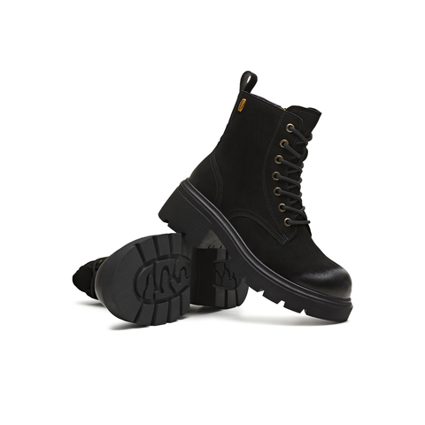 天美意2025冬新款商场同款系带户外百搭增高女马丁靴BL941DD5