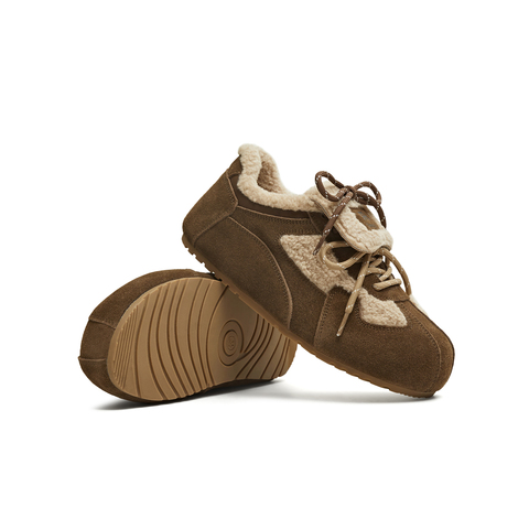 天美意2025冬新款厚底复古休闲保暖百搭女休闲鞋BL951DM5