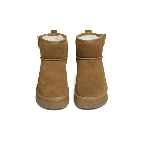 天美意2025冬新款商场同款棉鞋保暖厚底短靴女雪地靴BM272DD5