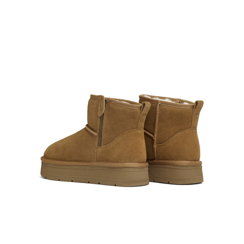 天美意2025冬新款商场同款棉鞋保暖厚底短靴女雪地靴BM272DD5