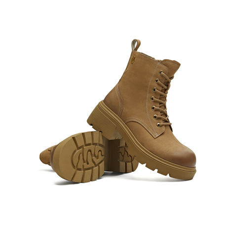 天美意2025冬新款商场同款系带户外百搭增高女马丁靴BL941DD5