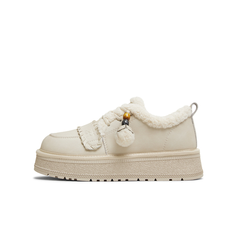 天美意2025冬新款商场同款舒适保暖毛绒单鞋女雪地靴BM381DM5