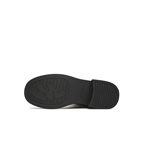 天美意2025冬新款厚底OL通勤简约短靴女时装靴CCH41DD5