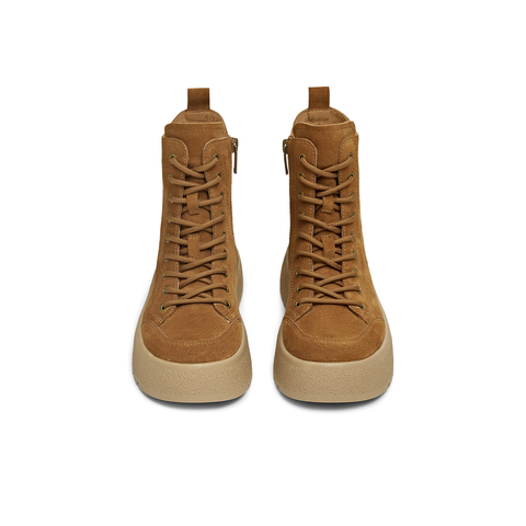 天美意2025冬新款商场同款系带短靴户外潮流女马丁靴CCR40DD5