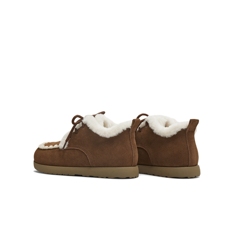 天美意2025冬新款商场同款厚底百搭系带保暖毛绒女勃肯鞋BL931DM5