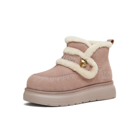 天美意2025冬新款商场同款玩具总动员联名短靴女雪地靴CE741DD5