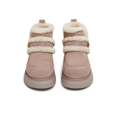 天美意2025冬新款商场同款玩具总动员联名短靴女雪地靴CE741DD5