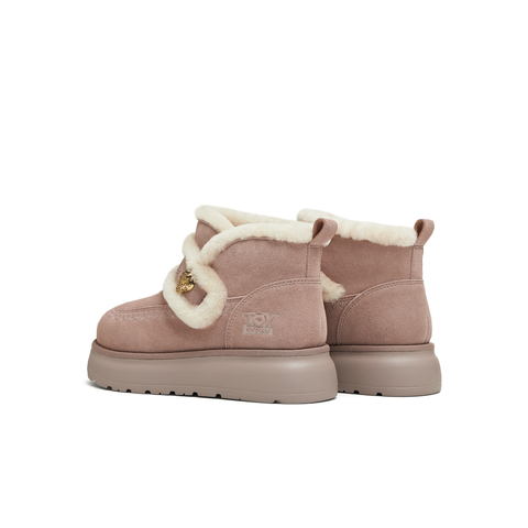 天美意2025冬新款商场同款玩具总动员联名短靴女雪地靴CE741DD5