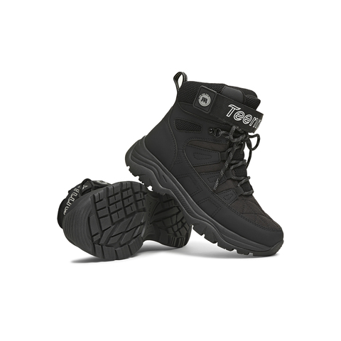 天美意2025冬新款商场同款系带户外百搭增高保暖女短靴CE240DD5