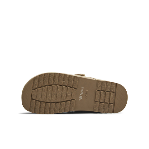 天美意2025冬新款舒适保暖毛绒单鞋一脚蹬百搭女勃肯鞋BJ553DM5