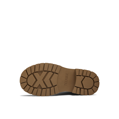 天美意2025冬新款厚底复古潮流百搭长筒靴显瘦女西部靴CQ964DS5