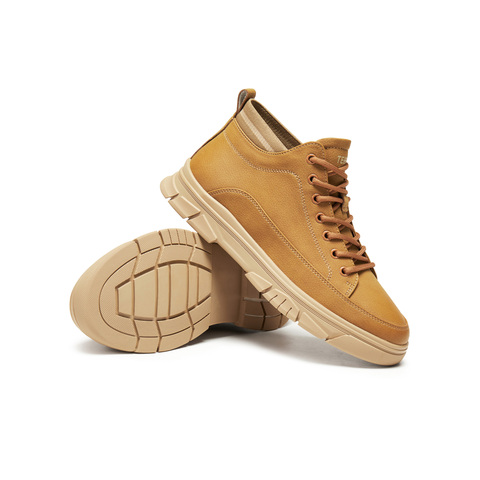 天美意2025冬新款商场同款厚底帅气百搭工装鞋男休闲鞋3XW01DD5