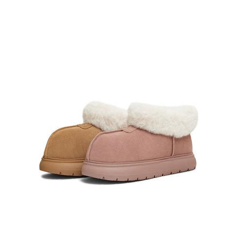 天美意2025冬新款商场同款厚底保暖棉鞋短靴女雪地靴BK762DD5