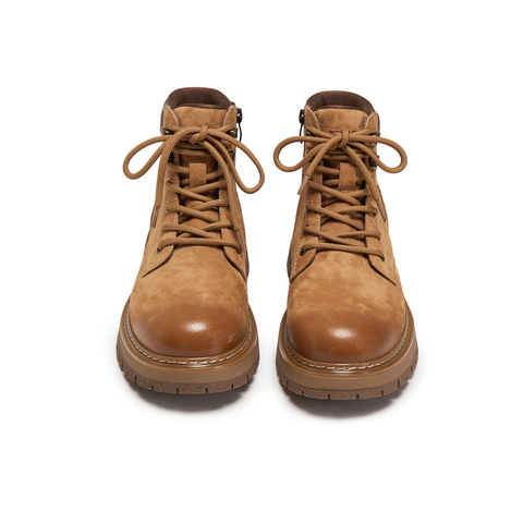 天美意2025冬新款商场同款厚底休闲百搭短靴男马丁靴3XL01DD5