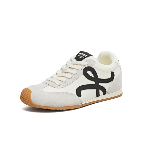 天美意2025冬新款潮流运动休闲百搭复古德训鞋女阿甘鞋KG126DM5