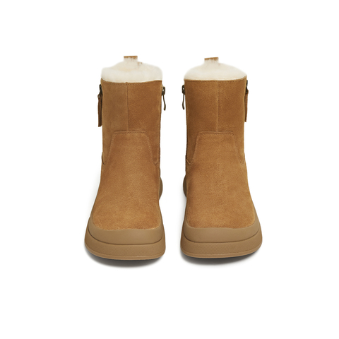 天美意2025冬新款厚底休闲百搭雪地靴保暖女短靴KXD75DZ5