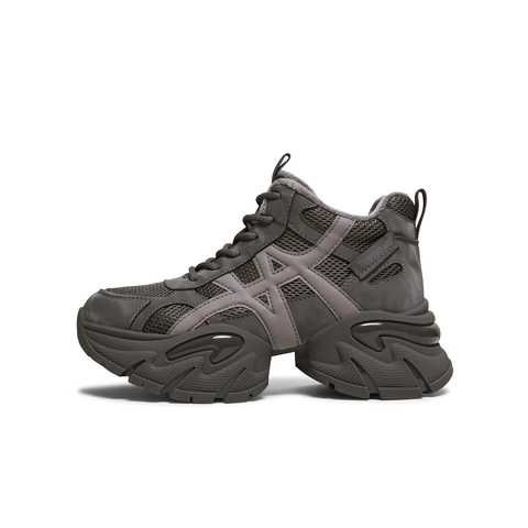 天美意2025冬新款厚底休闲百搭系带运动户外女老爹鞋KD130DD5