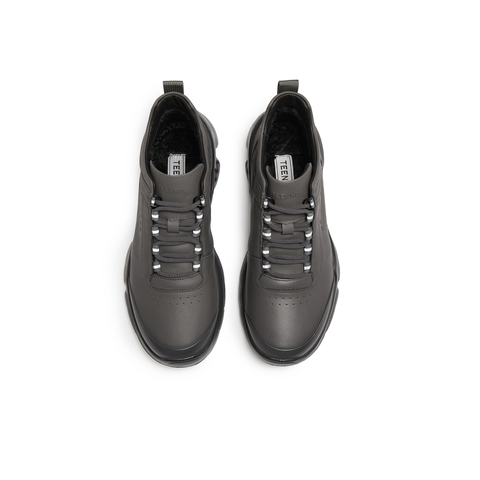 天美意2025冬新款商场同款通勤系带休闲运动鞋男高帮鞋3XM01DD5