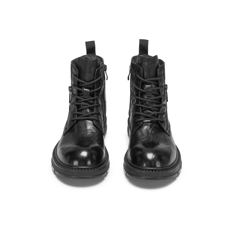 天美意2025冬新款商场同款厚底休闲百搭短靴男马丁靴3XP01DD5