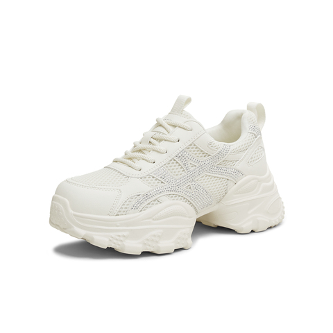 天美意2025秋新款机能风简约厚底休闲鞋女老爹鞋KD135CM5