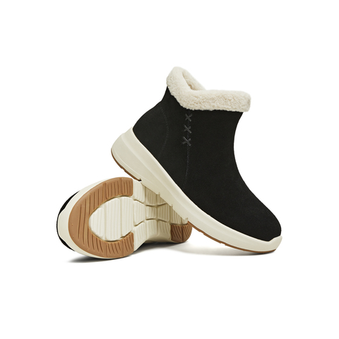 天美意2025冬新款厚底保暖百搭棉鞋女时尚雪地靴KXD77DD5