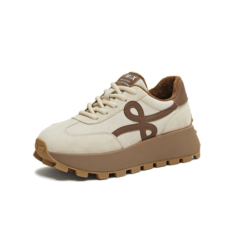 天美意2025冬新款运动百搭保暖女阿甘德训鞋KG009DM5