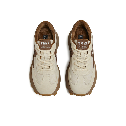 天美意2025冬新款运动百搭保暖女阿甘德训鞋KG009DM5