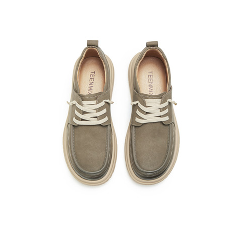 天美意2025冬新款商场同款厚底英伦休闲百搭男工装鞋3ZZ01DM5