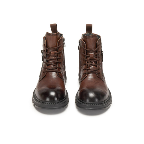 天美意2025冬新款商场同款厚底休闲百搭短靴男马丁靴3XP01DD5