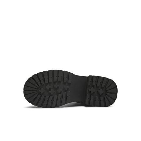 天美意2025冬新款厚底百搭靴子潮流复古通勤女时装靴KNZ22DZ5