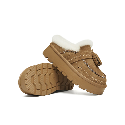 天美意2025冬新款厚底休闲百搭加绒雪地靴保暖女靴KXD70DD5