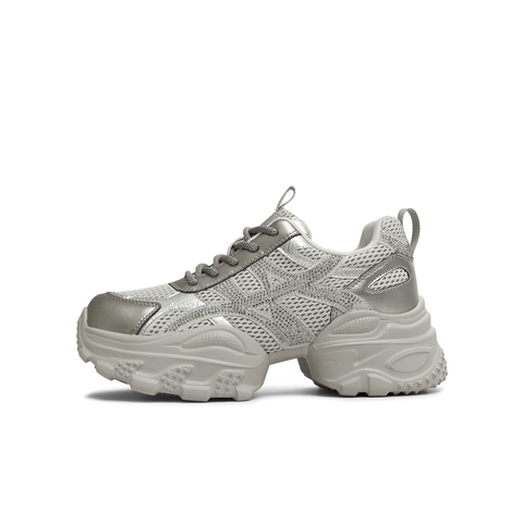 天美意2025秋新款机能风简约厚底休闲鞋女老爹鞋KD135CM5