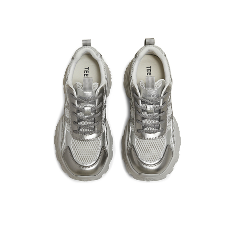 天美意2025秋新款机能风简约厚底休闲鞋女老爹鞋KD135CM5