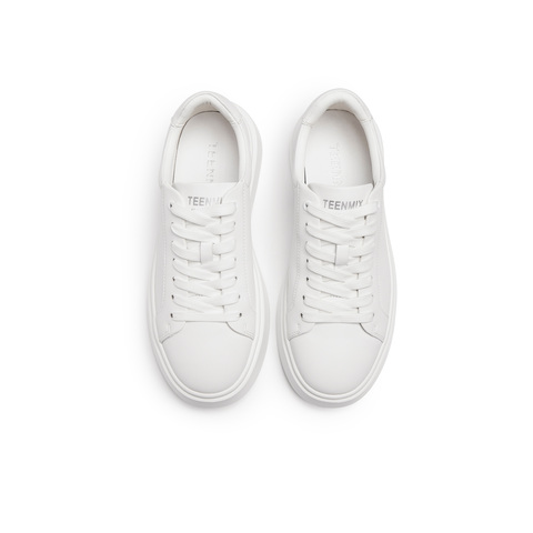 天美意2025秋新款休闲板鞋时尚百搭潮流户外男小白鞋XBX25CM5