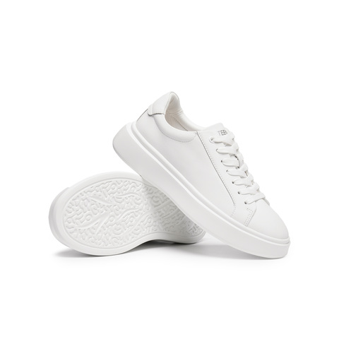 天美意2025秋新款休闲板鞋时尚百搭潮流户外男小白鞋XBX25CM5