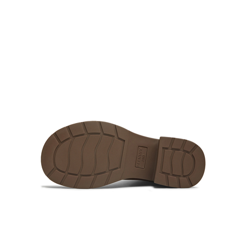 天美意2025冬新款厚底百搭靴子潮流复古通勤女时装靴KYP11DD5