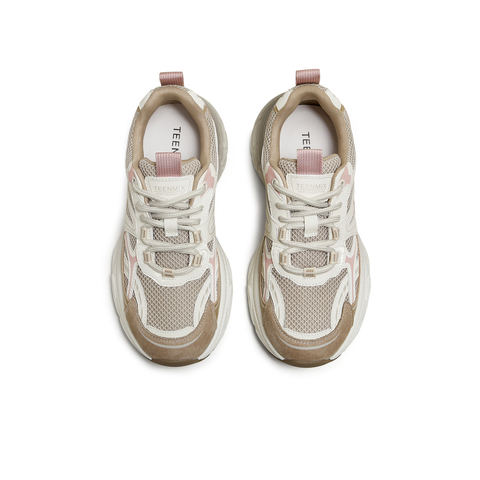 天美意2025秋新款休闲系带厚底百搭运动户外女老爹鞋KD113CM5