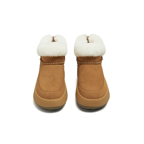 天美意2025冬新款商场同款舒适保暖毛绒单鞋女雪地靴BM331DD5