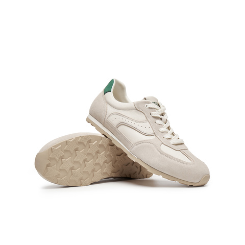 天美意2025秋新款休闲系带拼色百搭复古潮流男阿甘鞋AGX06CM5