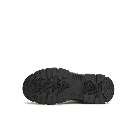 天美意2025冬新款商场同款纯色系带户外短靴男马丁靴DED11DD5