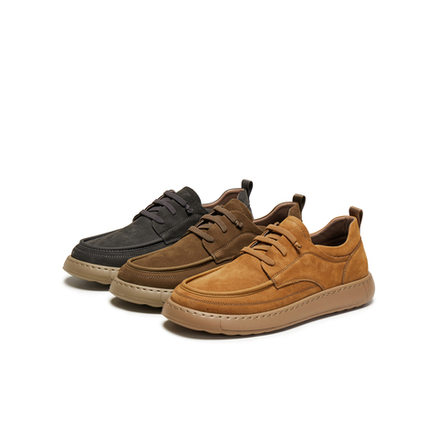 天美意2025冬新款复古百搭休闲运动潮流纯色男勃肯鞋BKX32DM5