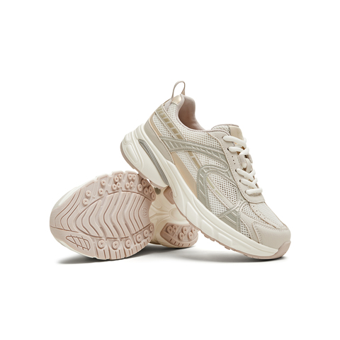 天美意2025夏新款时尚百搭网面透气厚底增高女老爹鞋KD093BM5