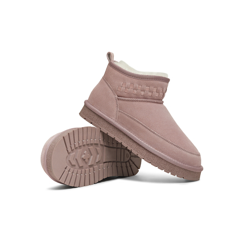 天美意2025冬新款商场同款厚底休闲百搭户外女雪地靴CNA46DD5